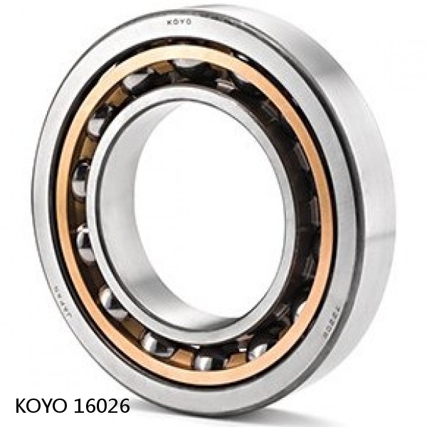 16026 KOYO Single-row deep groove ball bearings