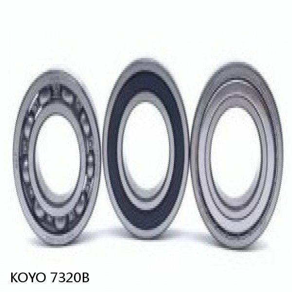 7320B KOYO Single-row, matched pair angular contact ball bearings