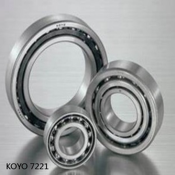 7221 KOYO Single-row, matched pair angular contact ball bearings