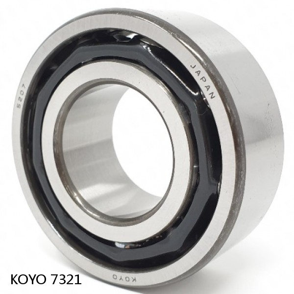 7321 KOYO Single-row, matched pair angular contact ball bearings