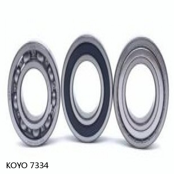 7334 KOYO Single-row, matched pair angular contact ball bearings