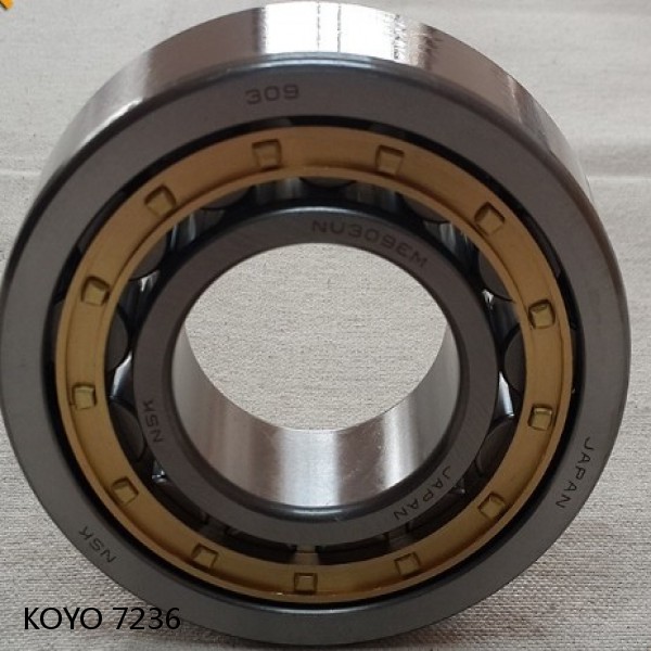 7236 KOYO Single-row, matched pair angular contact ball bearings