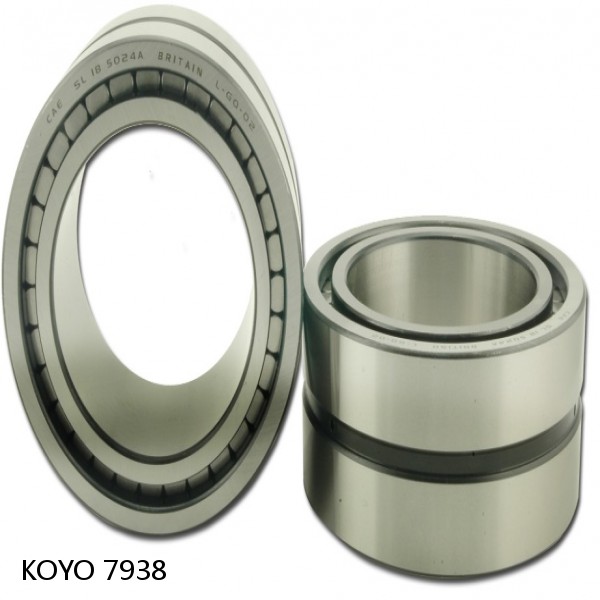 7938 KOYO Single-row, matched pair angular contact ball bearings