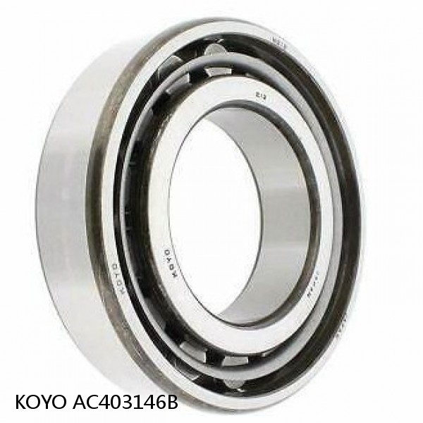 AC403146B KOYO Single-row, matched pair angular contact ball bearings