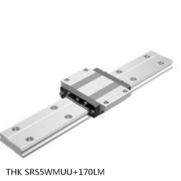 SRS5WMUU+170LM THK Miniature Linear Guide Stocked Sizes Standard and Wide Standard Grade SRS Series