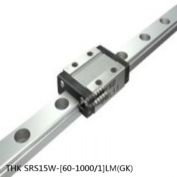 SRS15W-[60-1000/1]LM(GK) THK Miniature Linear Guide Interchangeable SRS Series