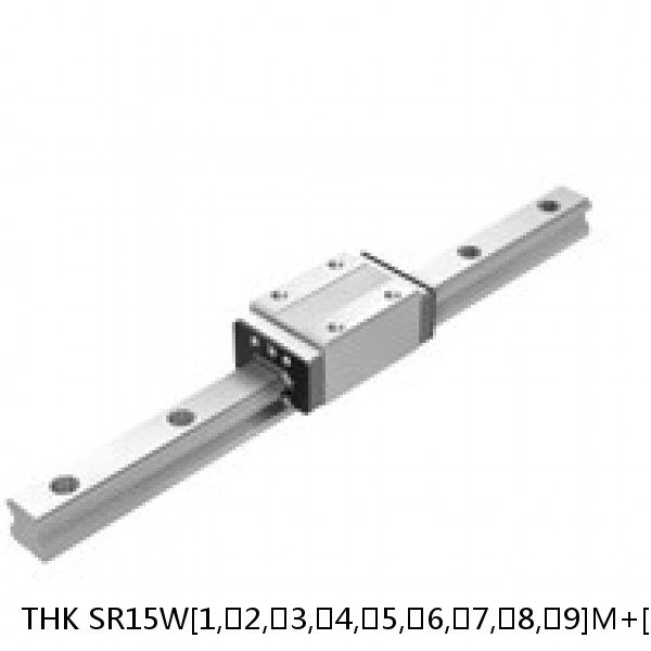 SR15W[1,​2,​3,​4,​5,​6,​7,​8,​9]M+[64-1240/1]L[H,​P,​SP,​UP]M THK Radial Load Linear Guide Accuracy and Preload Selectable SR Series