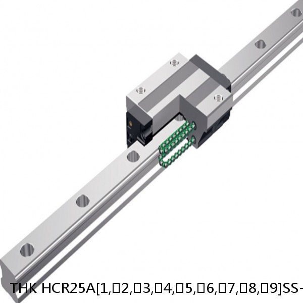 HCR25A[1,​2,​3,​4,​5,​6,​7,​8,​9]SS+[11-59/1]/750R THK Curved Linear Guide Shaft Set Model HCR