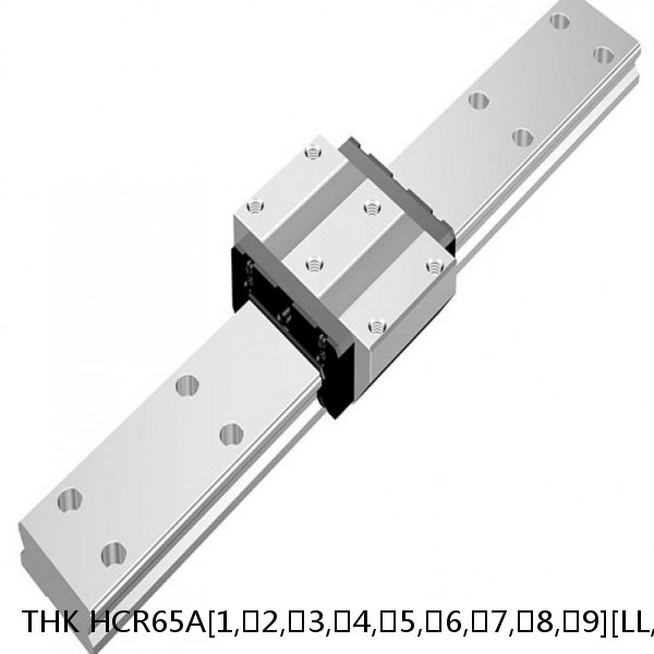 HCR65A[1,​2,​3,​4,​5,​6,​7,​8,​9][LL,​RR]+45/[2000,​2500]R[2T,​3T,​4T,​5T,​6T,​7T,​8T] THK Curved Linear Guide Shaft Set Model HCR