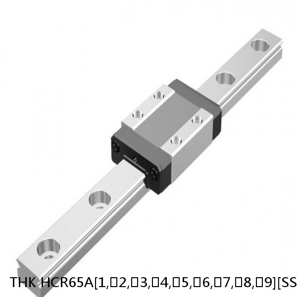 HCR65A[1,​2,​3,​4,​5,​6,​7,​8,​9][SS,​UU]+60/[1000,​1500]R THK Curved Linear Guide Shaft Set Model HCR