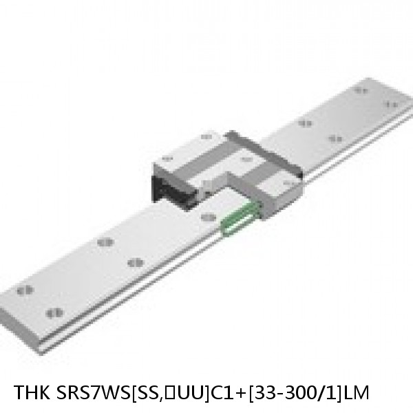 SRS7WS[SS,​UU]C1+[33-300/1]LM THK Miniature Linear Guide Caged Ball SRS Series