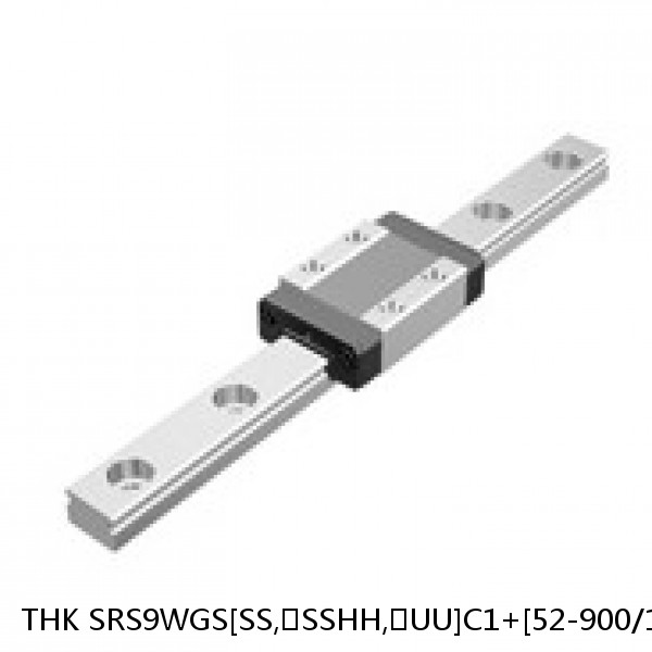 SRS9WGS[SS,​SSHH,​UU]C1+[52-900/1]LM THK Miniature Linear Guide Full Ball SRS-G Accuracy and Preload Selectable