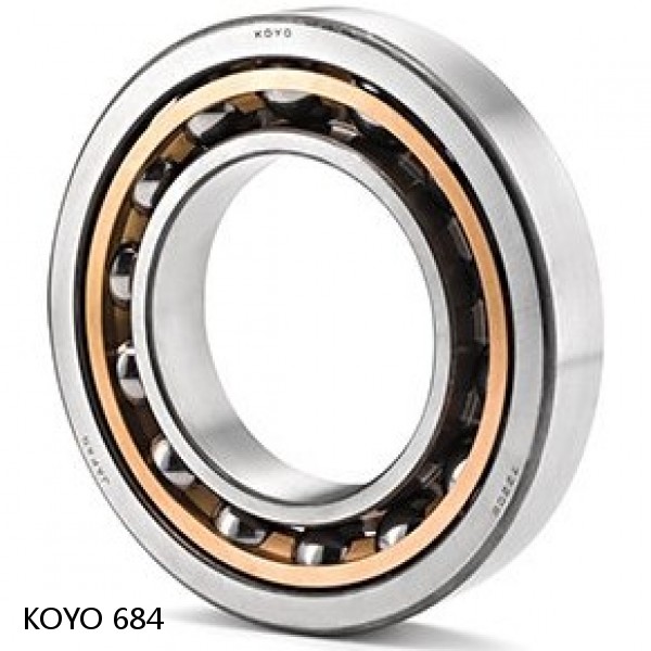 684 KOYO Single-row deep groove ball bearings