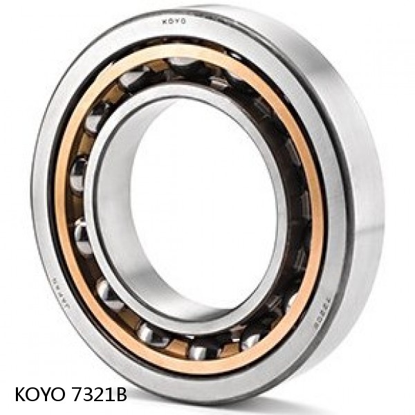 7321B KOYO Single-row, matched pair angular contact ball bearings