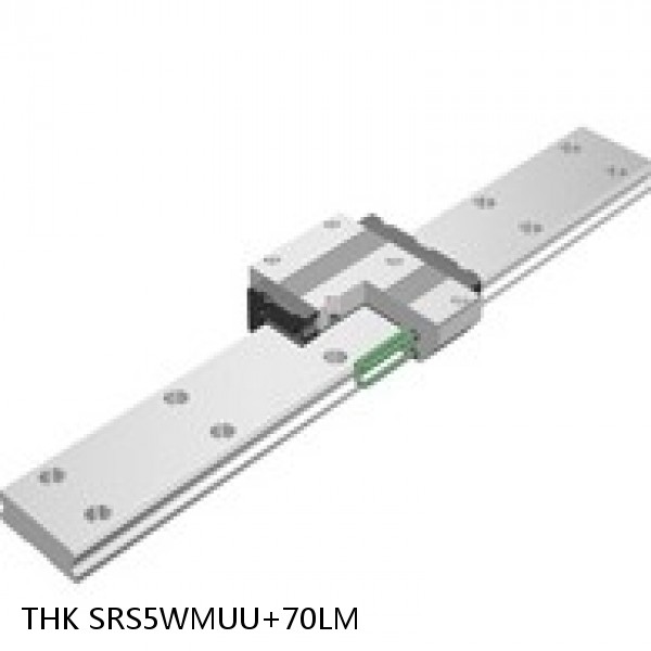 SRS5WMUU+70LM THK Miniature Linear Guide Stocked Sizes Standard and Wide Standard Grade SRS Series