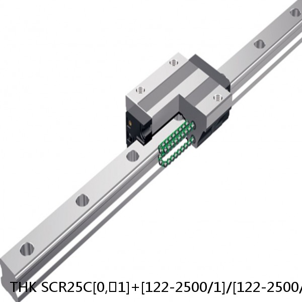 SCR25C[0,​1]+[122-2500/1]/[122-2500/1]L[P,​SP,​UP] THK Caged-Ball Cross Rail Linear Motion Guide Set