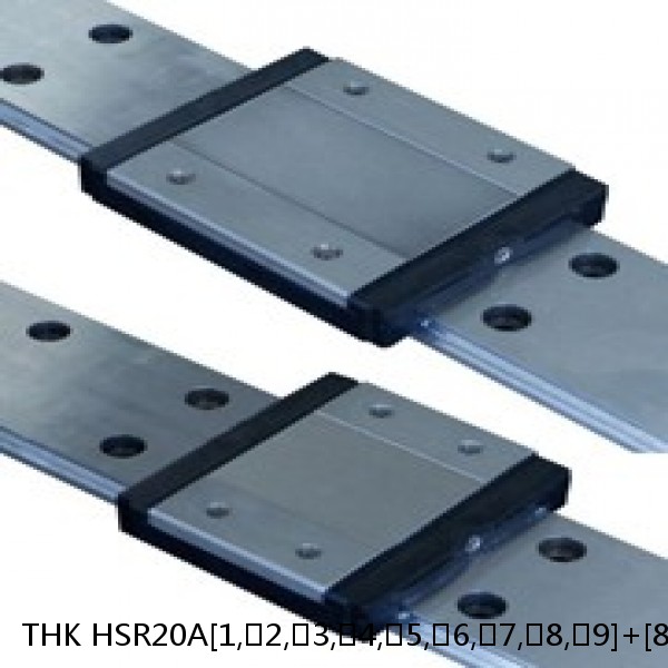 HSR20A[1,​2,​3,​4,​5,​6,​7,​8,​9]+[87-3000/1]L[H,​P,​SP,​UP] THK Standard Linear Guide Accuracy and Preload Selectable HSR Series