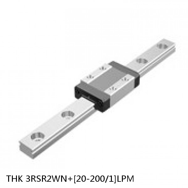 3RSR2WN+[20-200/1]LPM THK Miniature Linear Guide Full Ball RSR Series