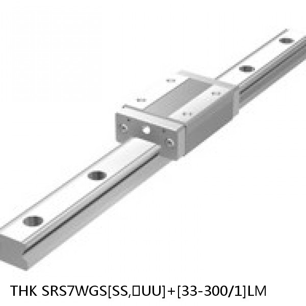 SRS7WGS[SS,​UU]+[33-300/1]LM THK Miniature Linear Guide Full Ball SRS-G Accuracy and Preload Selectable